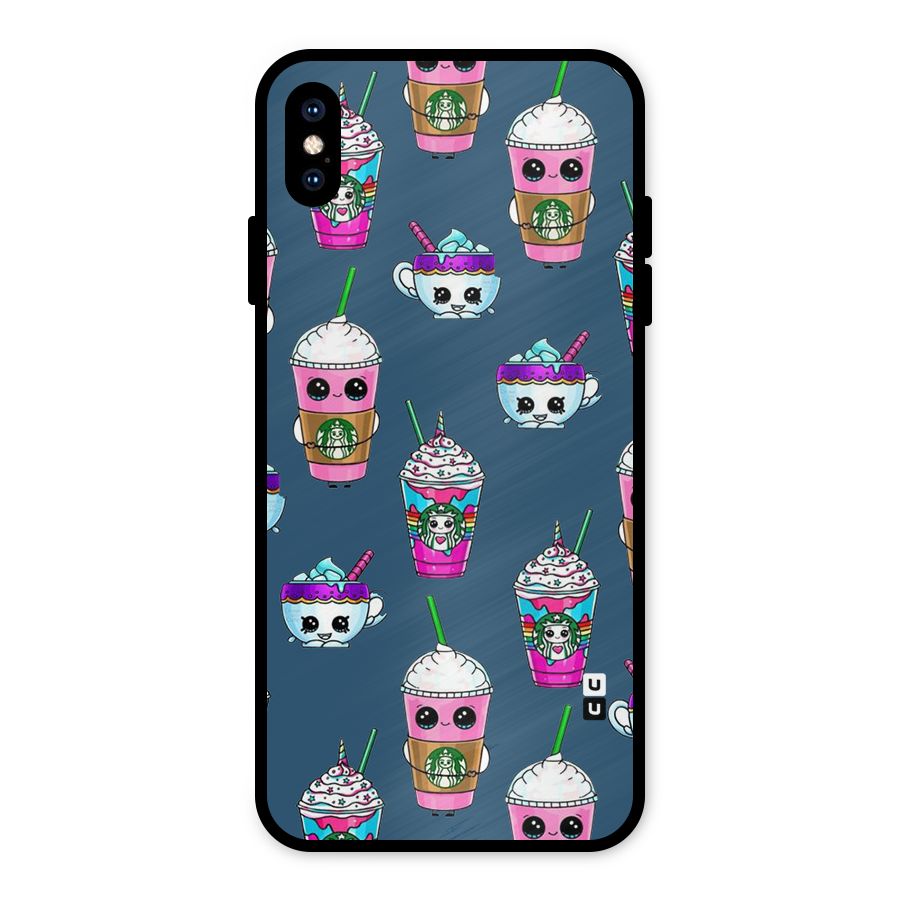 Coffee Mugs Metal Back Case for iPhone XS Max