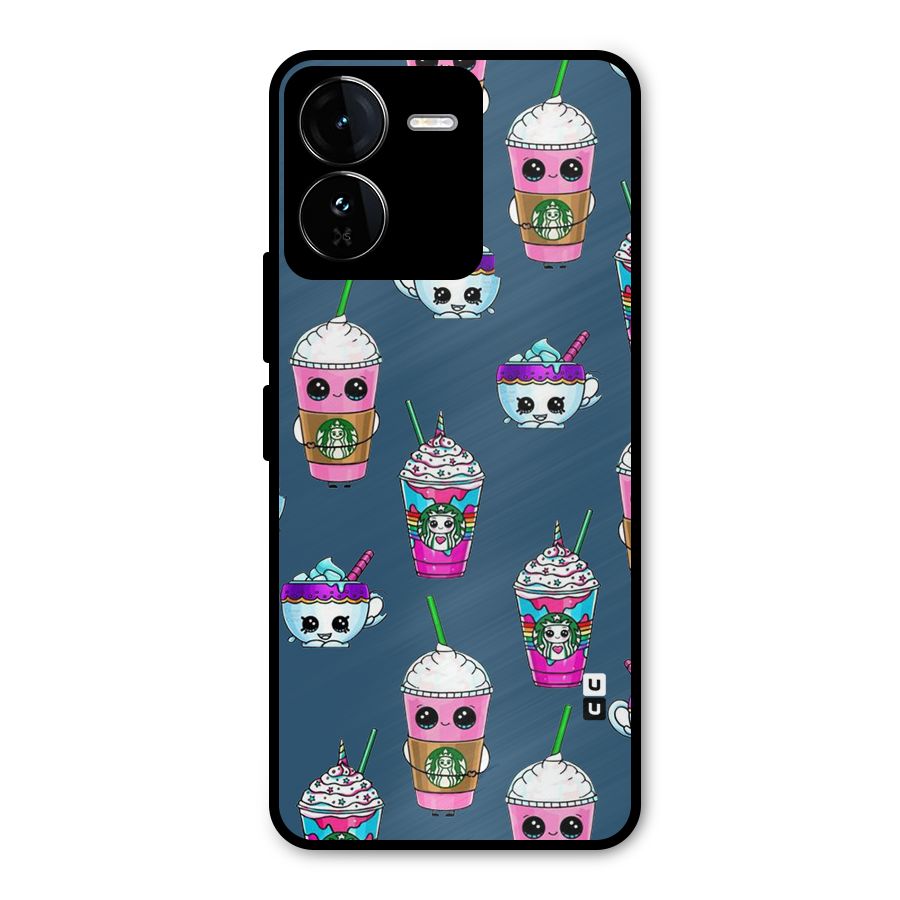 Coffee Mugs Metal Back Case for iQOO Z9