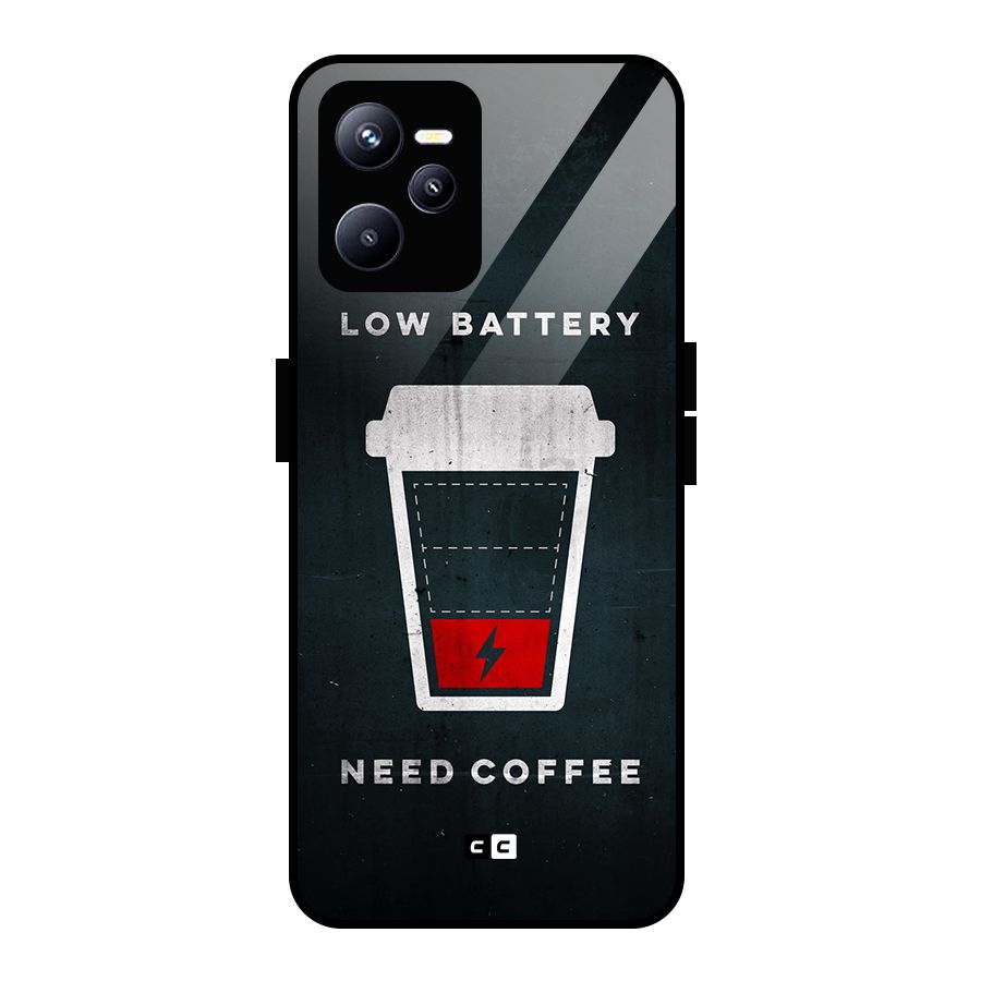 Coffee Need Glass Back Case for Realme C35