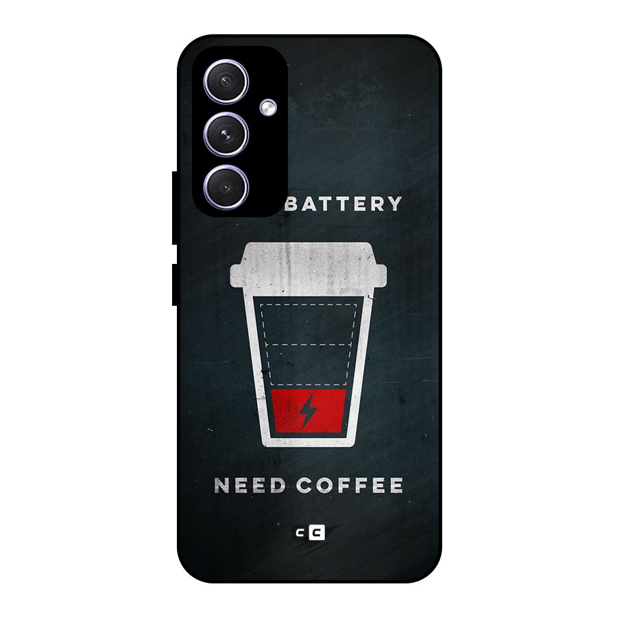 Coffee Need Metal Back Case for Galaxy A54