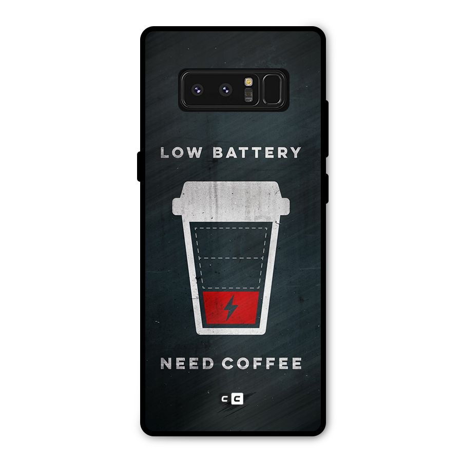 Coffee Need Metal Back Case for Galaxy Note 8