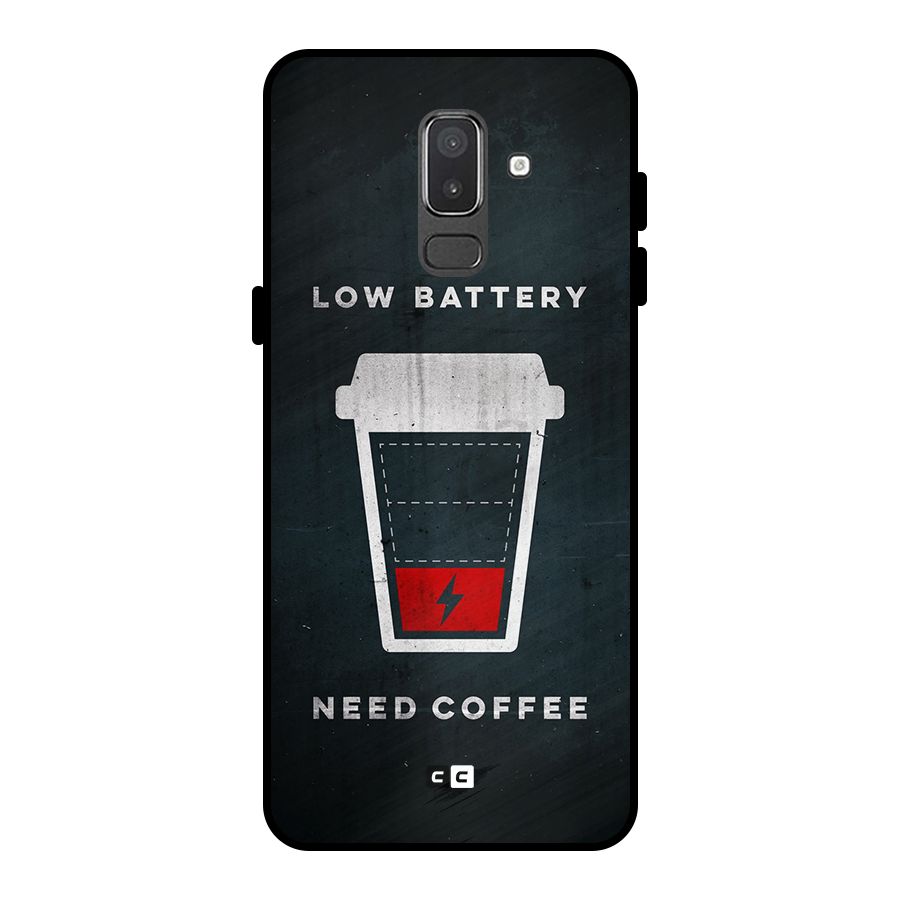 Coffee Need Metal Back Case for Galaxy On8 (2018)