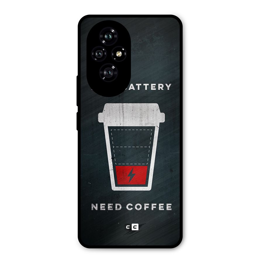 Coffee Need Metal Back Case for Honor 200