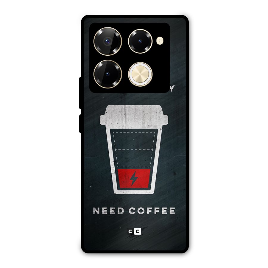 Coffee Need Metal Back Case for Infinix Note 40 Pro