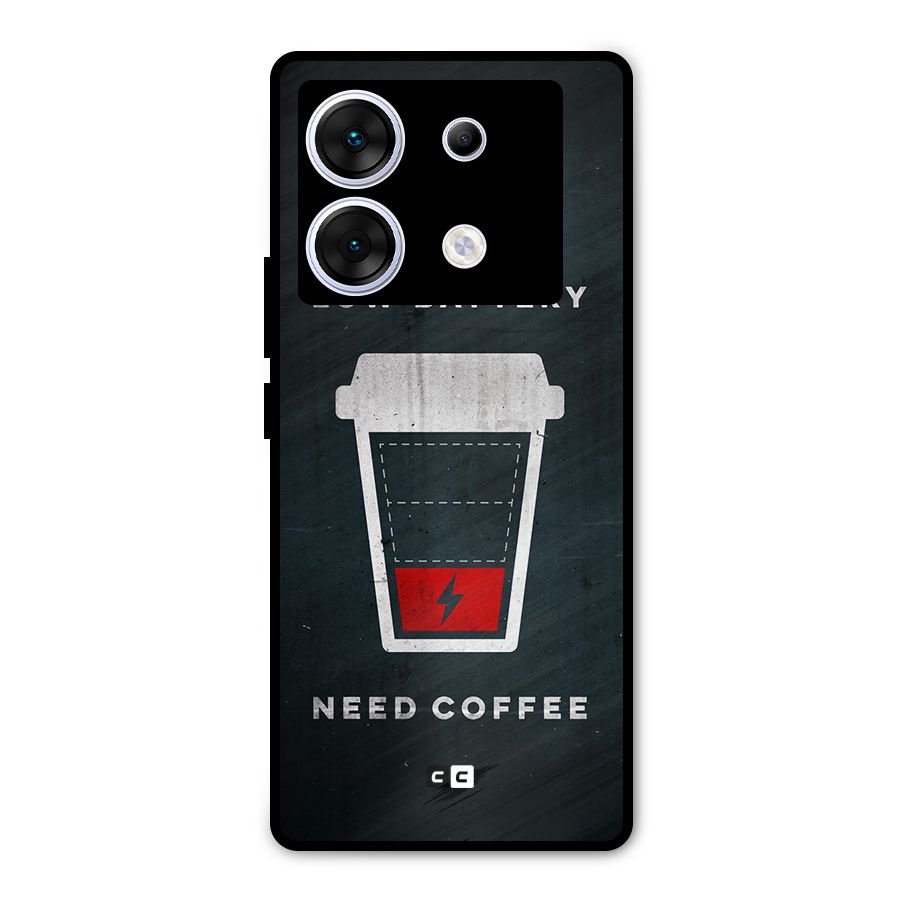 Coffee Need Metal Back Case for Infinix Zero 30 5G