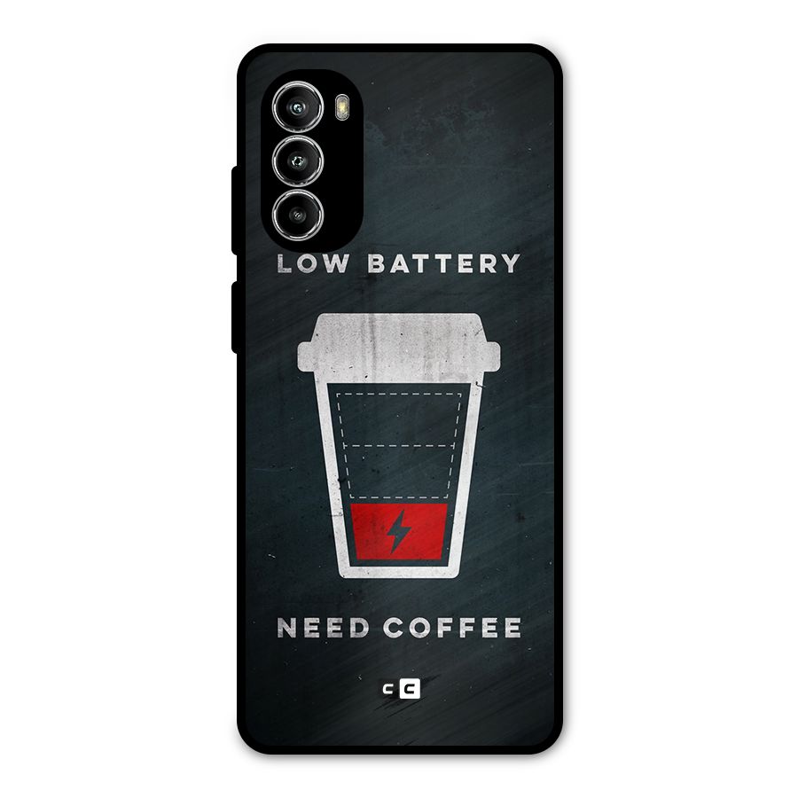Coffee Need Metal Back Case for Moto G52