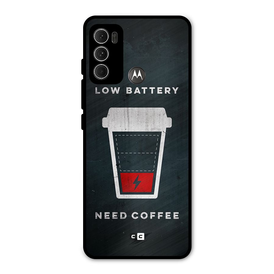 Coffee Need Metal Back Case for Moto G60
