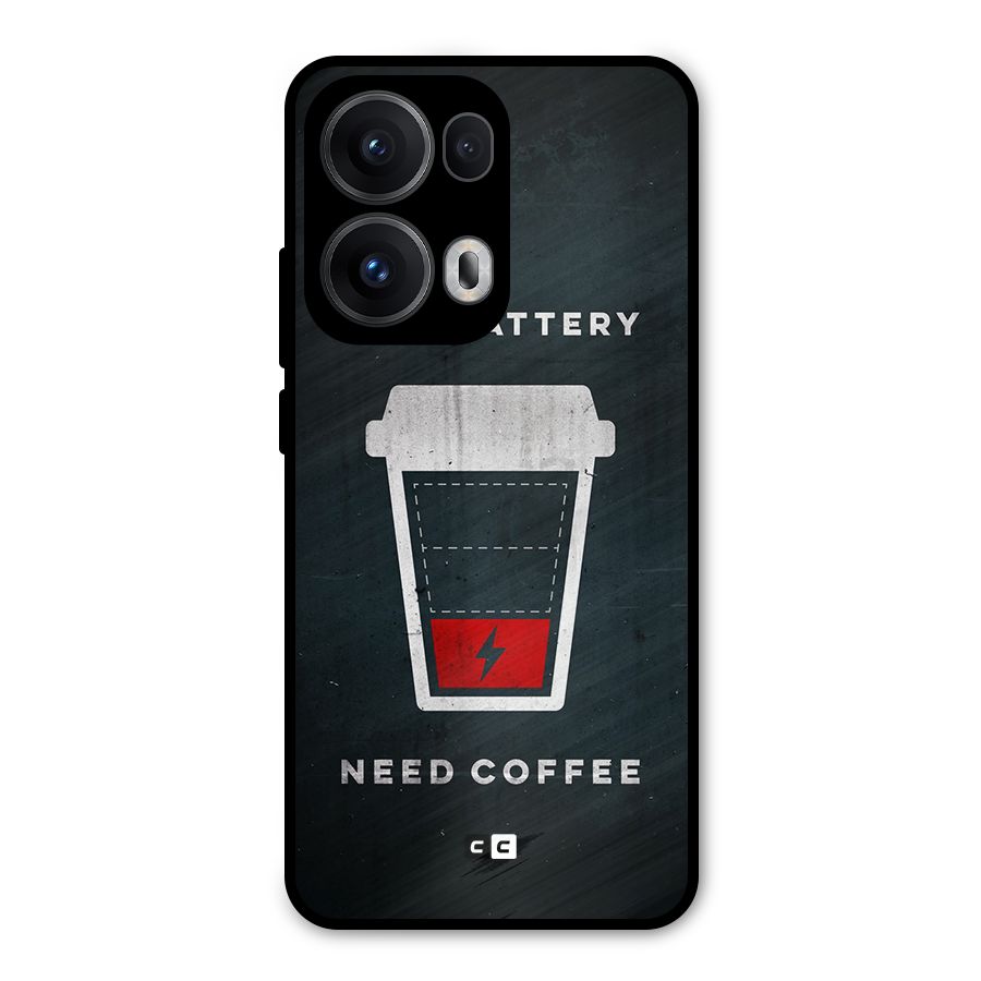 Coffee Need Metal Back Case for Oppo Reno13 Pro
