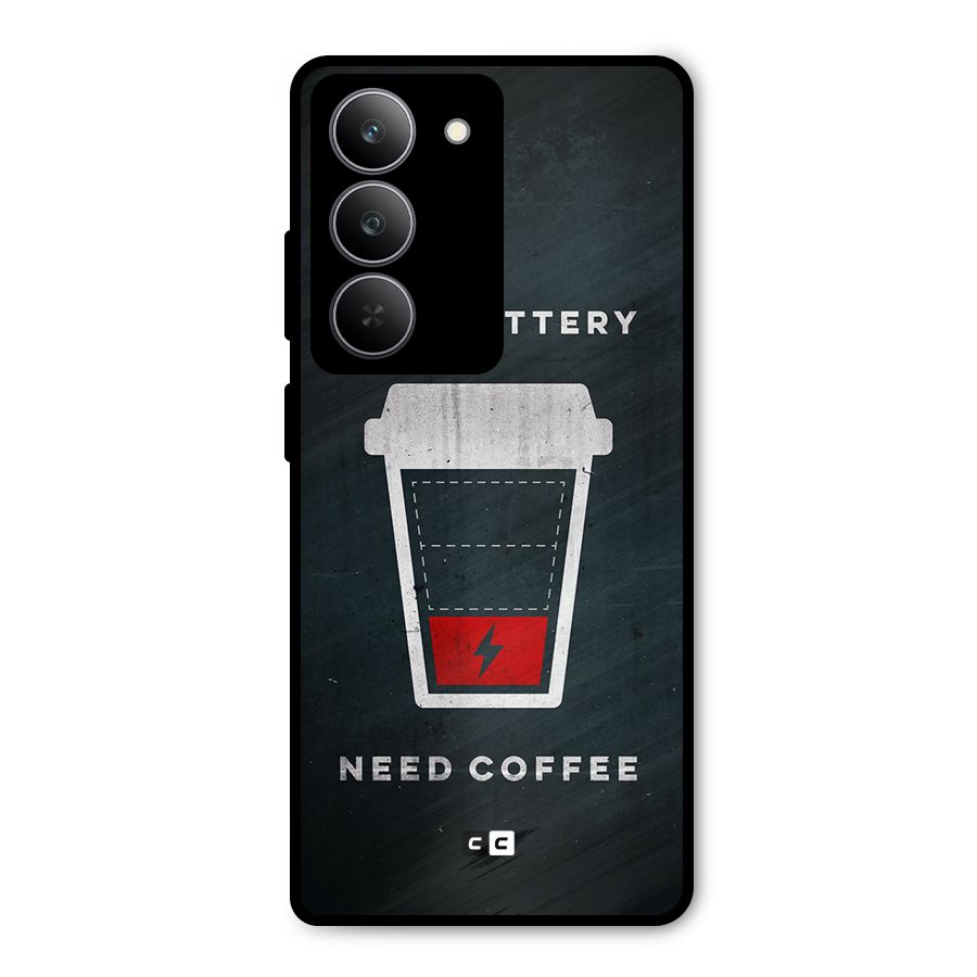 Coffee Need Metal Back Case for Realme 14x