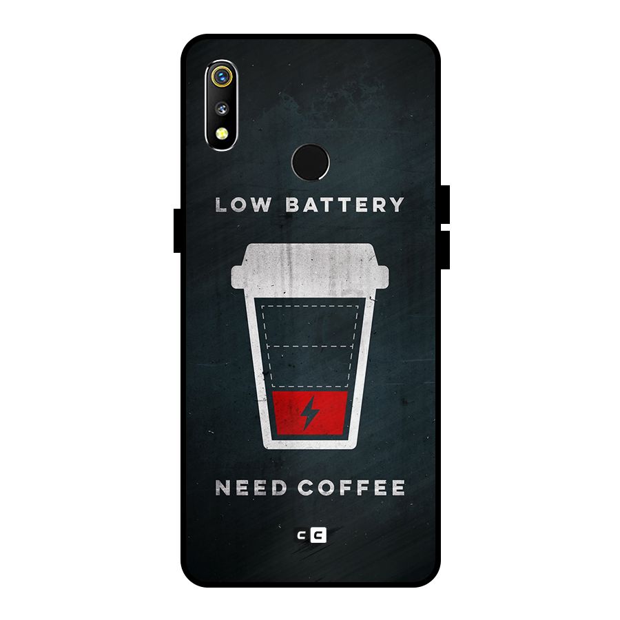 Coffee Need Metal Back Case for Realme 3i