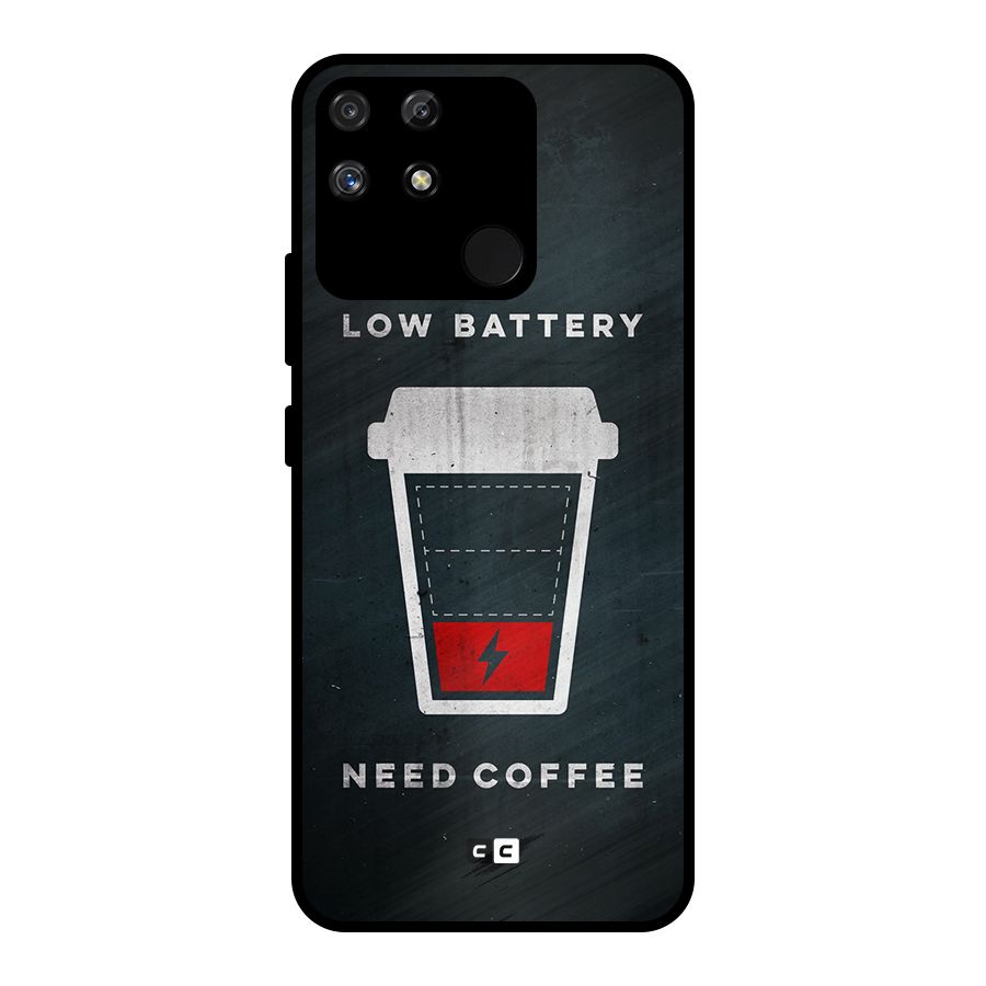 Coffee Need Metal Back Case for Realme Narzo 50A