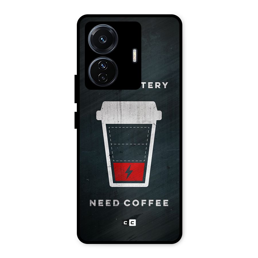 Coffee Need Metal Back Case for Vivo T1 Pro