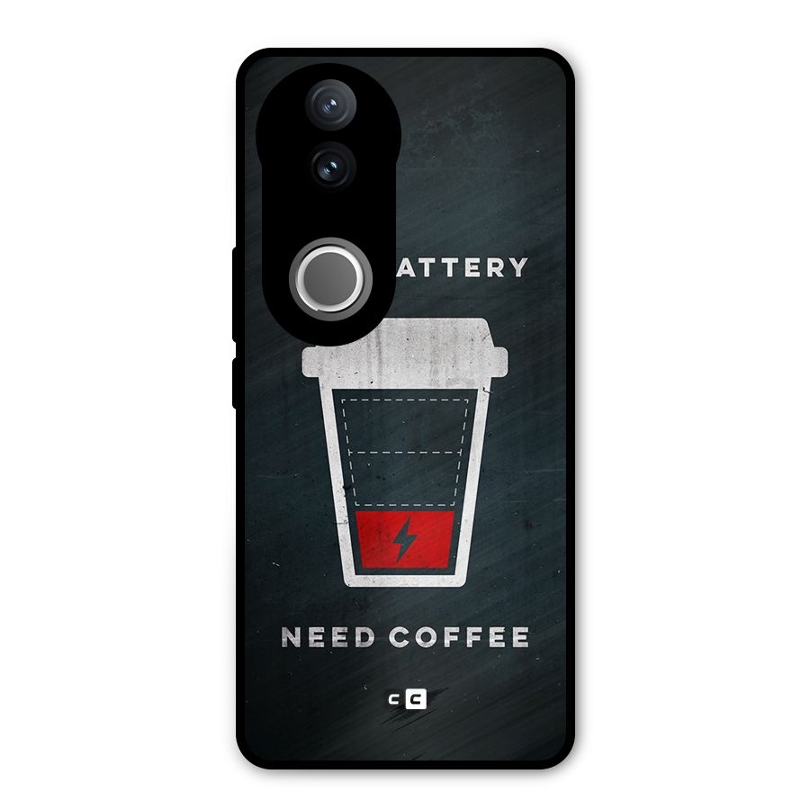 Coffee Need Metal Back Case for Vivo V50