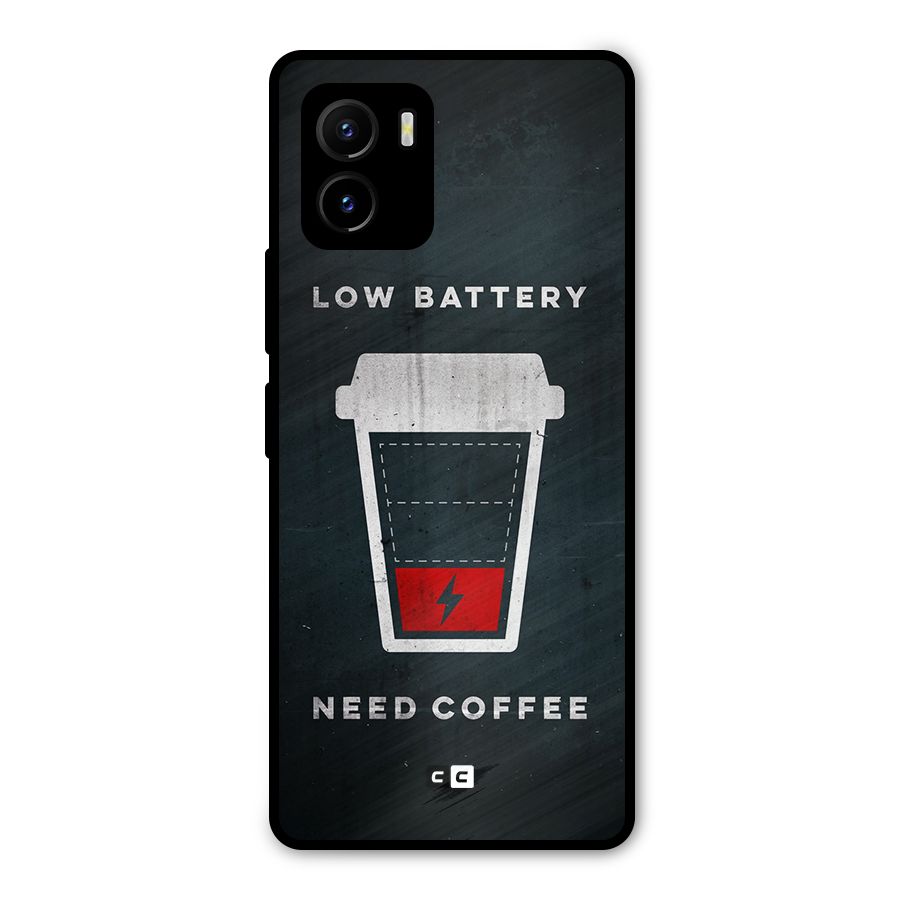 Coffee Need Metal Back Case for Vivo Y15s