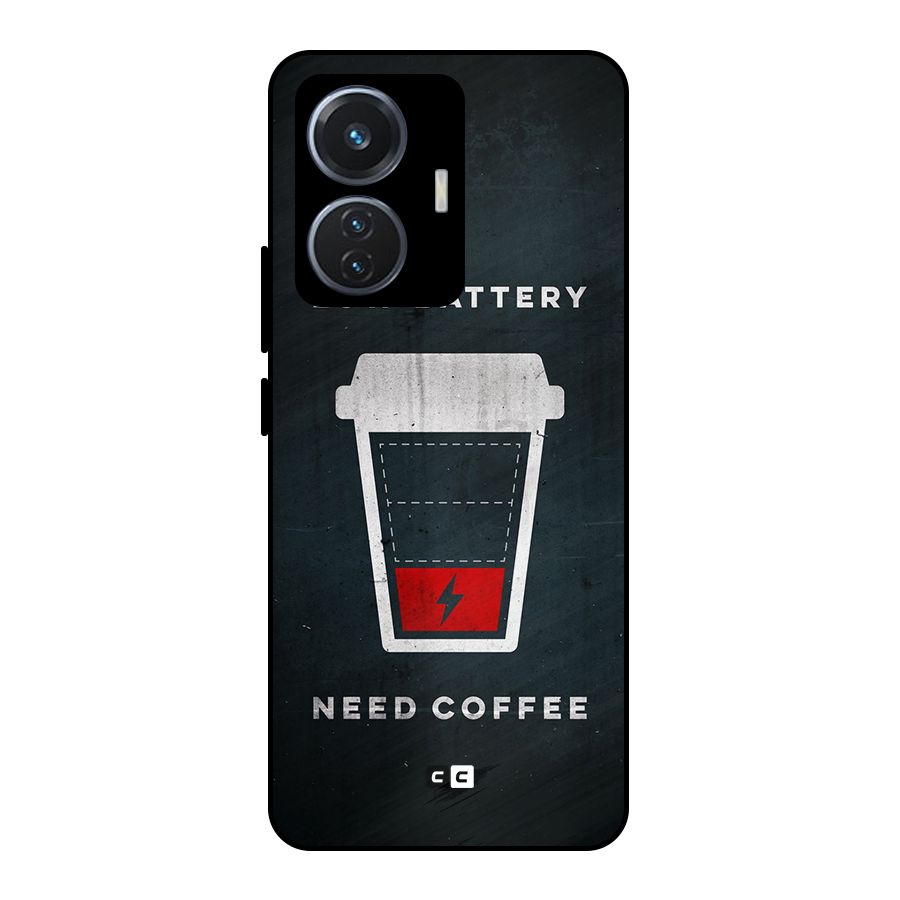 Coffee Need Metal Back Case for iQOO Z6 44W
