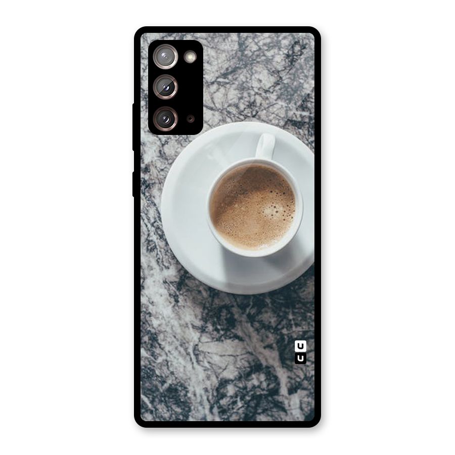 Coffee On Marble Glass Back Case for Galaxy Note 20