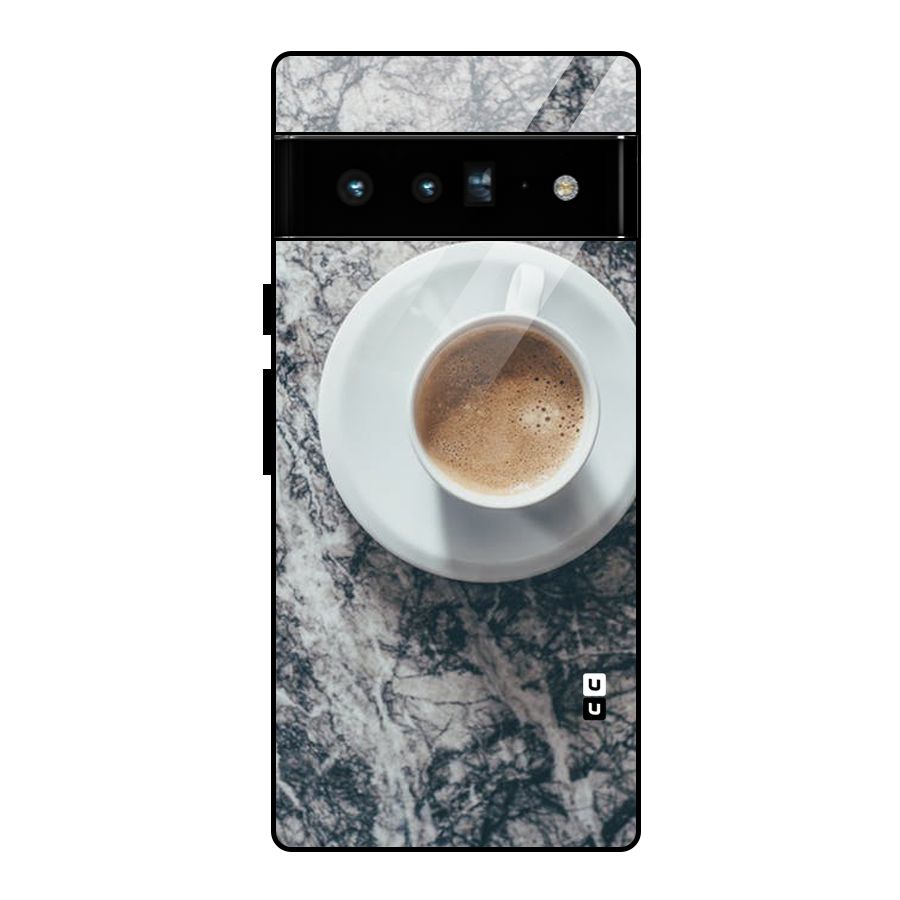 Coffee On Marble Glass Back Case for Google Pixel 6 Pro