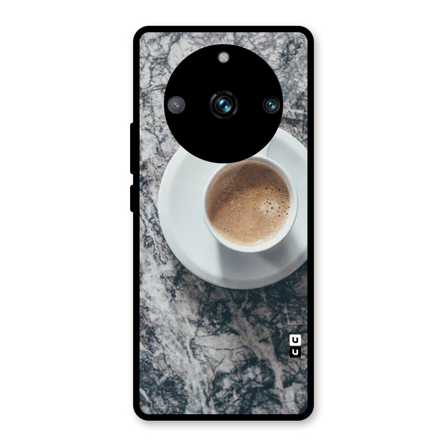 Coffee On Marble Glass Back Case for Realme 11 Pro