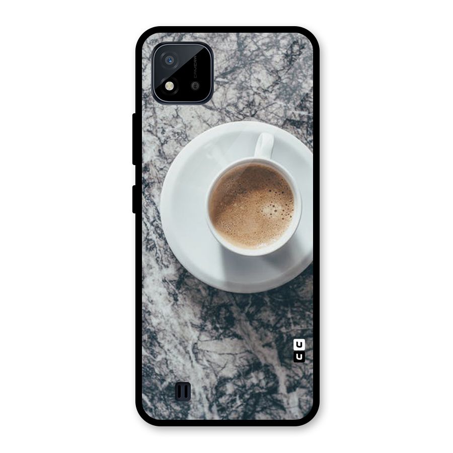 Coffee On Marble Glass Back Case for Realme C11 2021