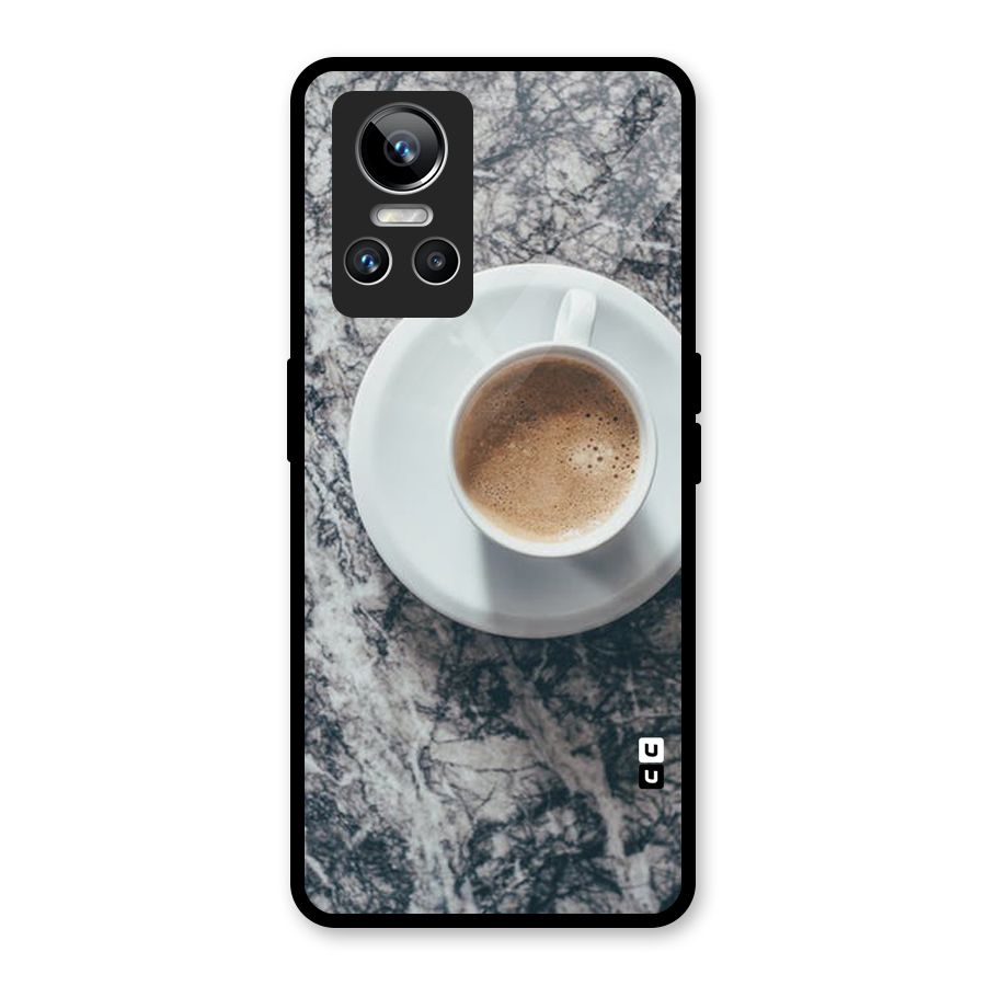 Coffee On Marble Glass Back Case for Realme GT Neo 3