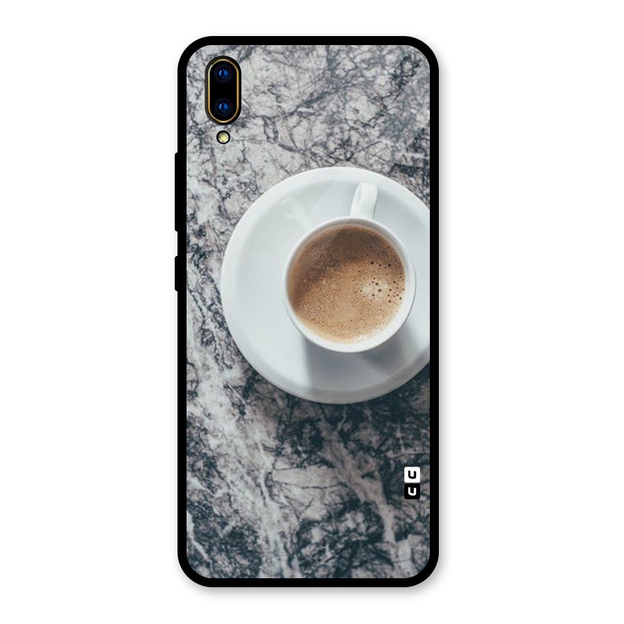 Coffee On Marble Glass Back Case for Vivo V11 Pro