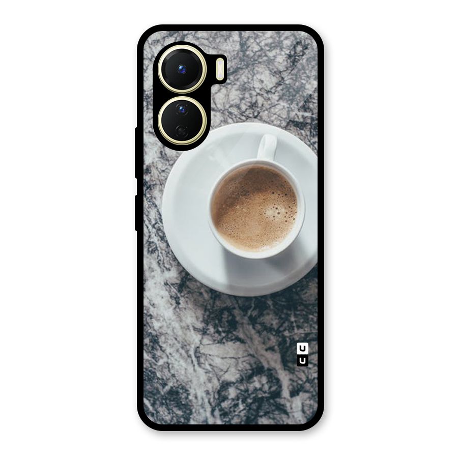 Coffee On Marble Glass Back Case for Vivo Y16