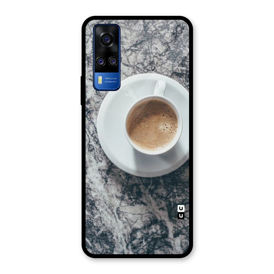 Coffee On Marble Glass Back Case for Vivo Y31
