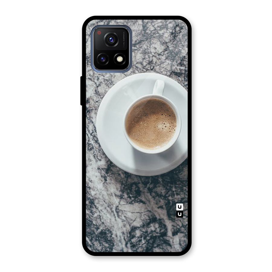 Coffee On Marble Glass Back Case for Vivo Y72 5G