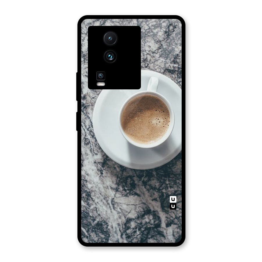Coffee On Marble Glass Back Case for Vivo iQOO Neo 7