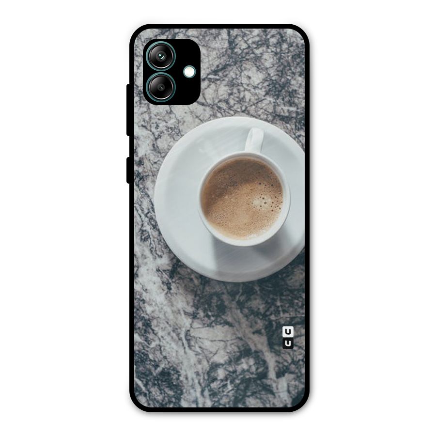 Coffee On Marble Metal Back Case for Galaxy A04