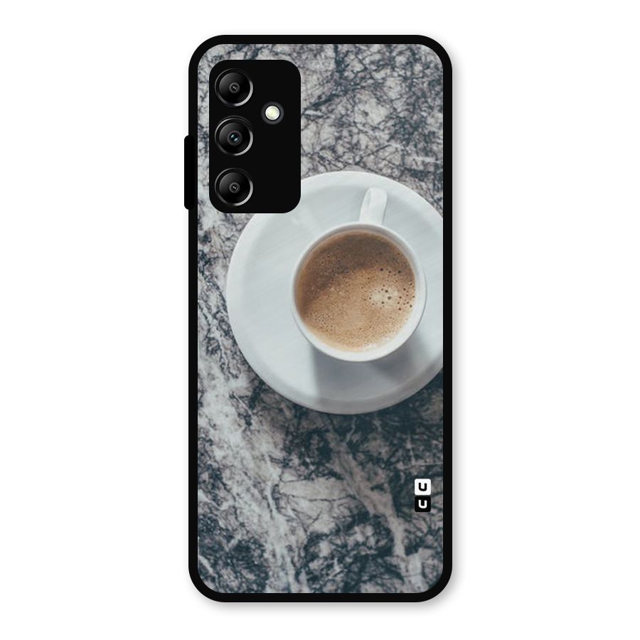 Coffee On Marble Metal Back Case for Galaxy A14 5G