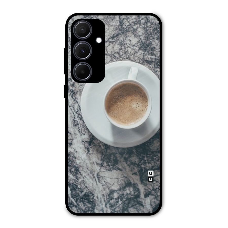Coffee On Marble Metal Back Case for Galaxy A35