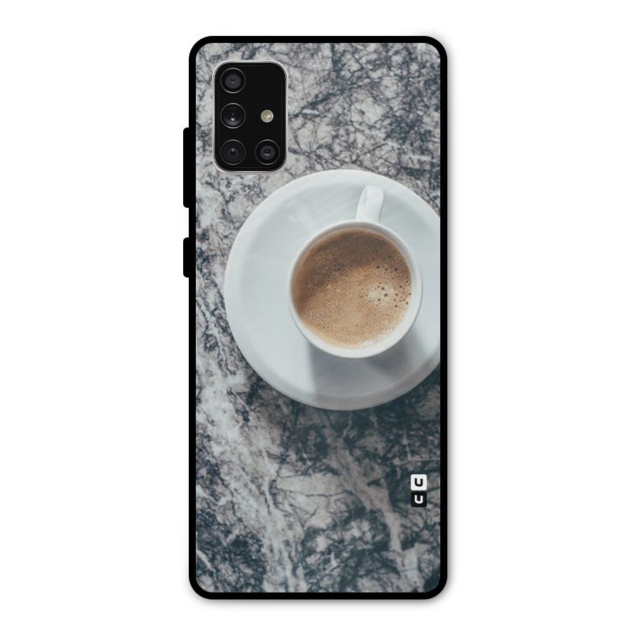 Coffee On Marble Metal Back Case for Galaxy A71
