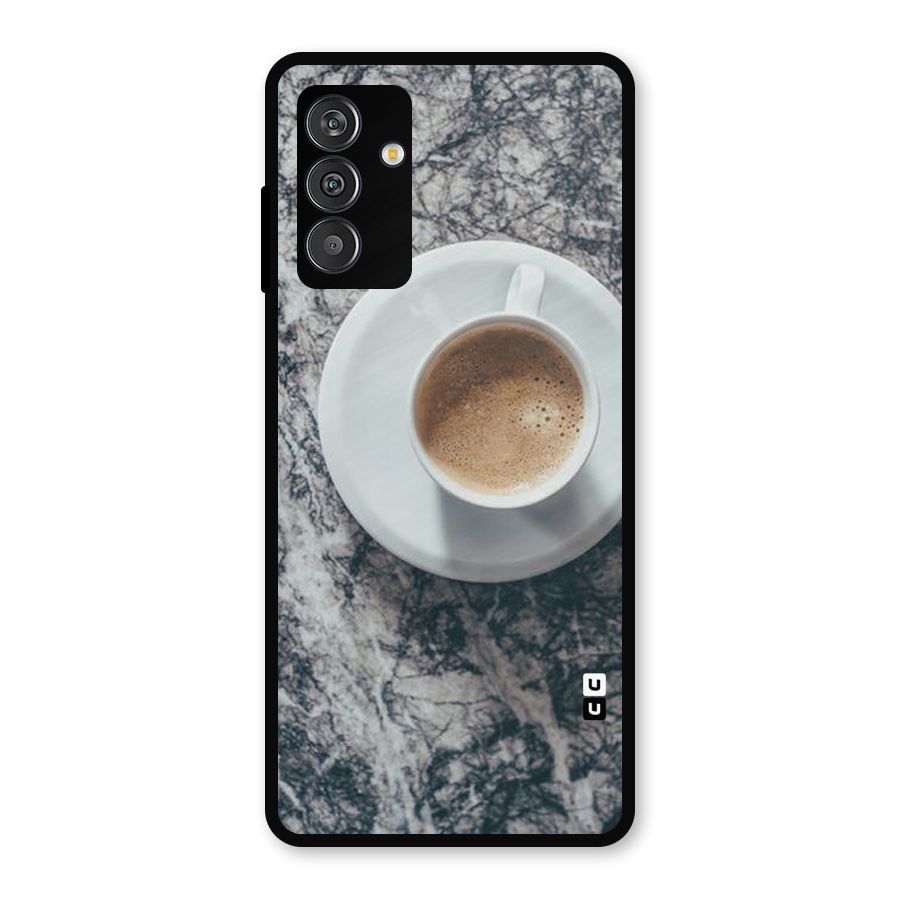 Coffee On Marble Metal Back Case for Galaxy F13