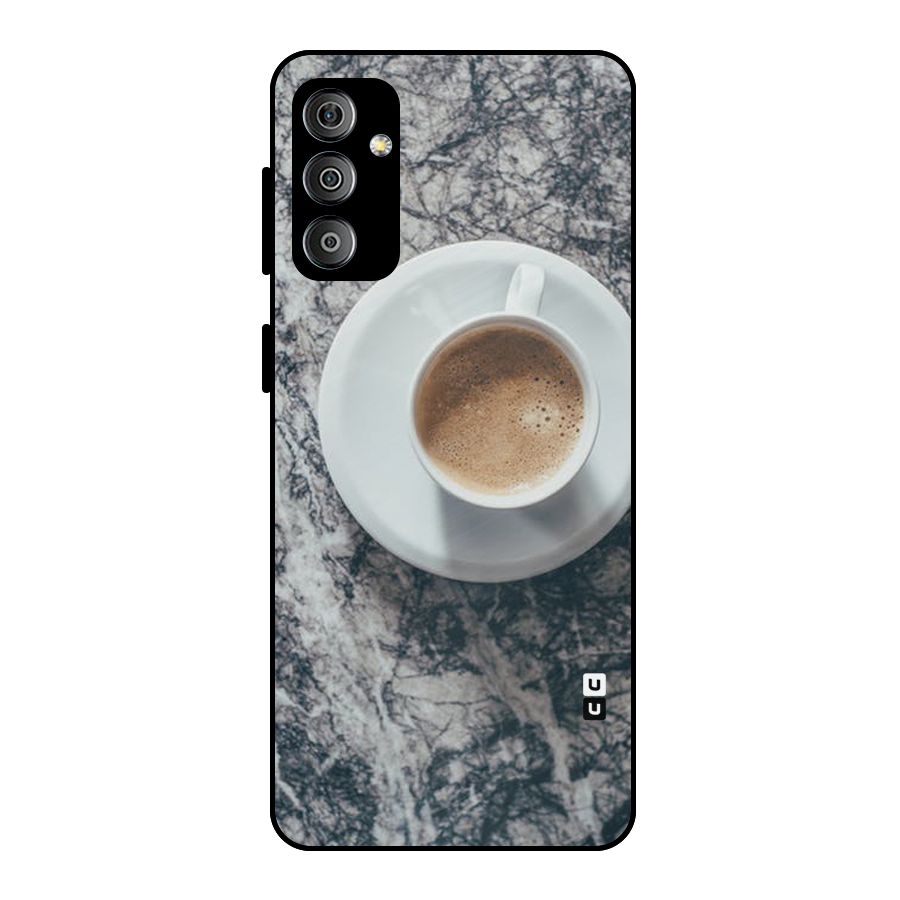 Coffee On Marble Metal Back Case for Galaxy F23