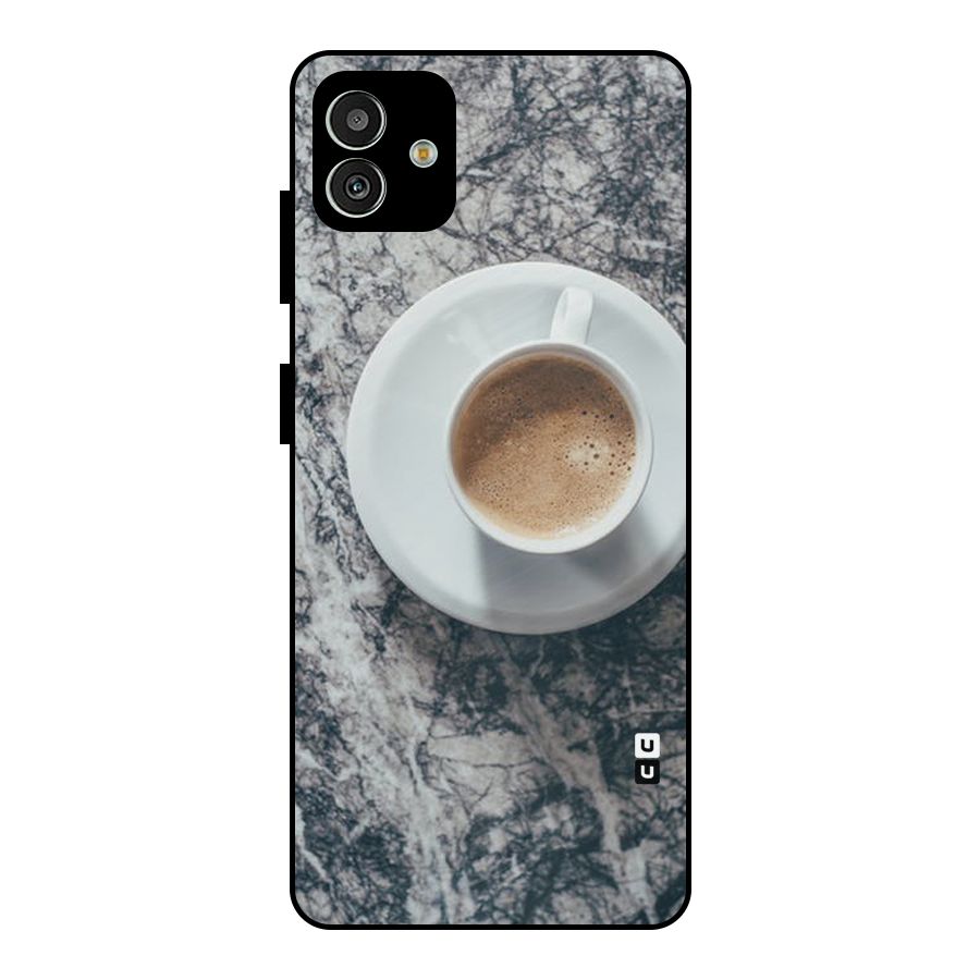 Coffee On Marble Metal Back Case for Galaxy M13 5G