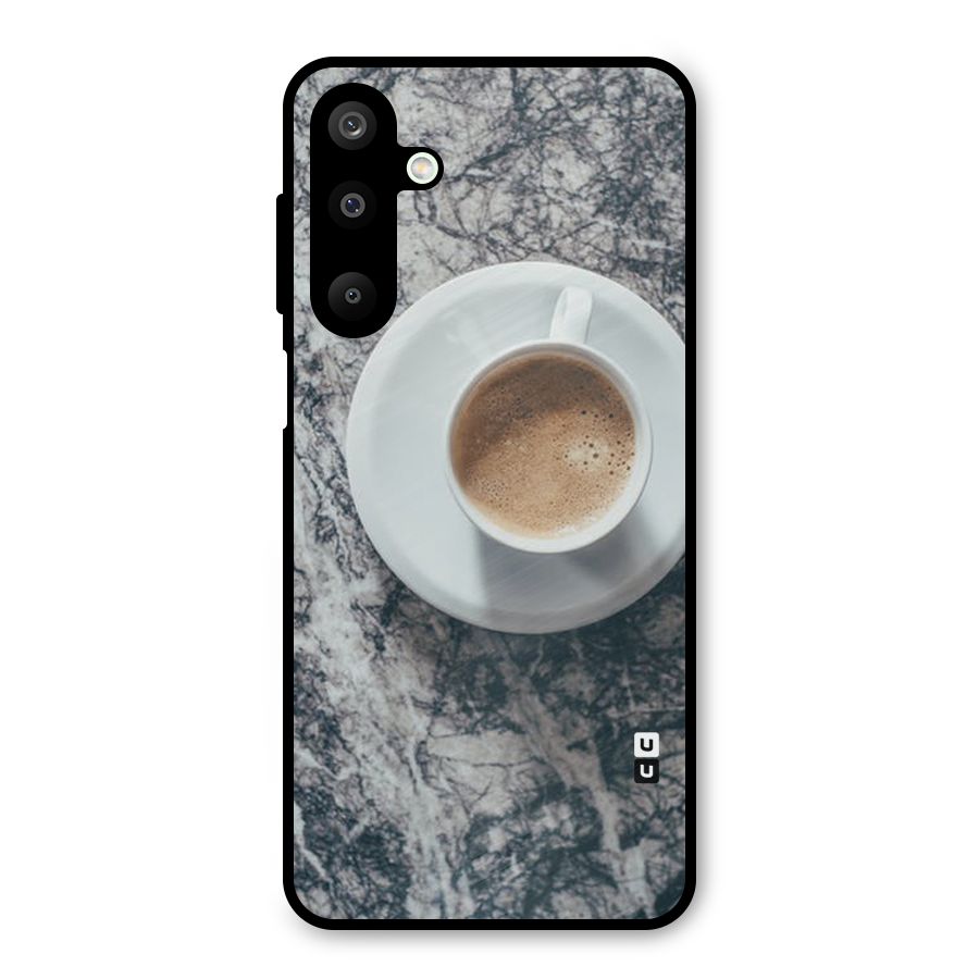 Coffee On Marble Metal Back Case for Galaxy M16