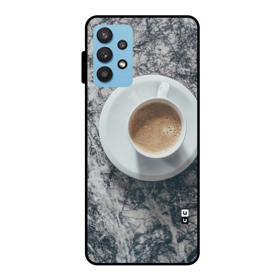 Coffee On Marble Metal Back Case for Galaxy M32 5G