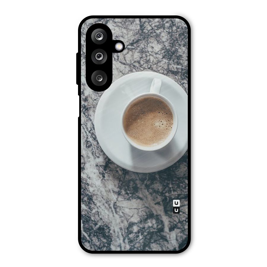 Coffee On Marble Metal Back Case for Galaxy M36