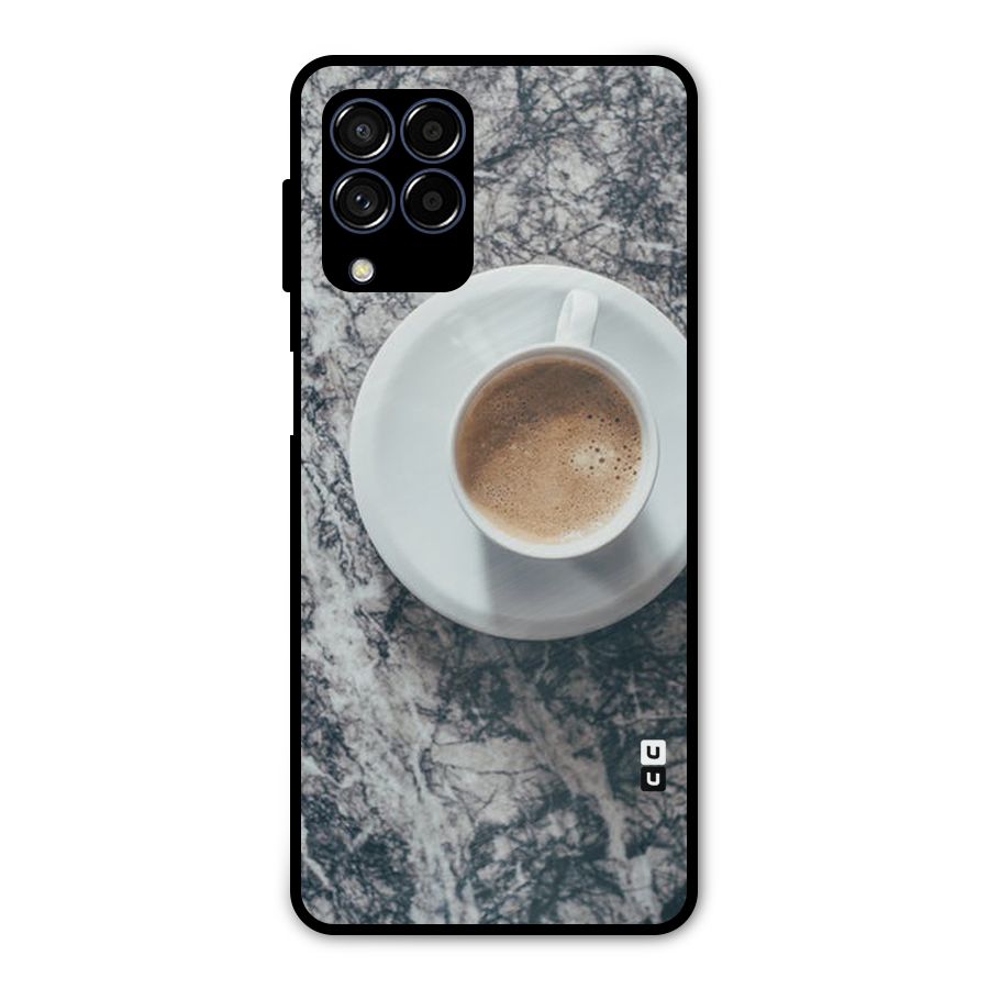 Coffee On Marble Metal Back Case for Galaxy M53 5G