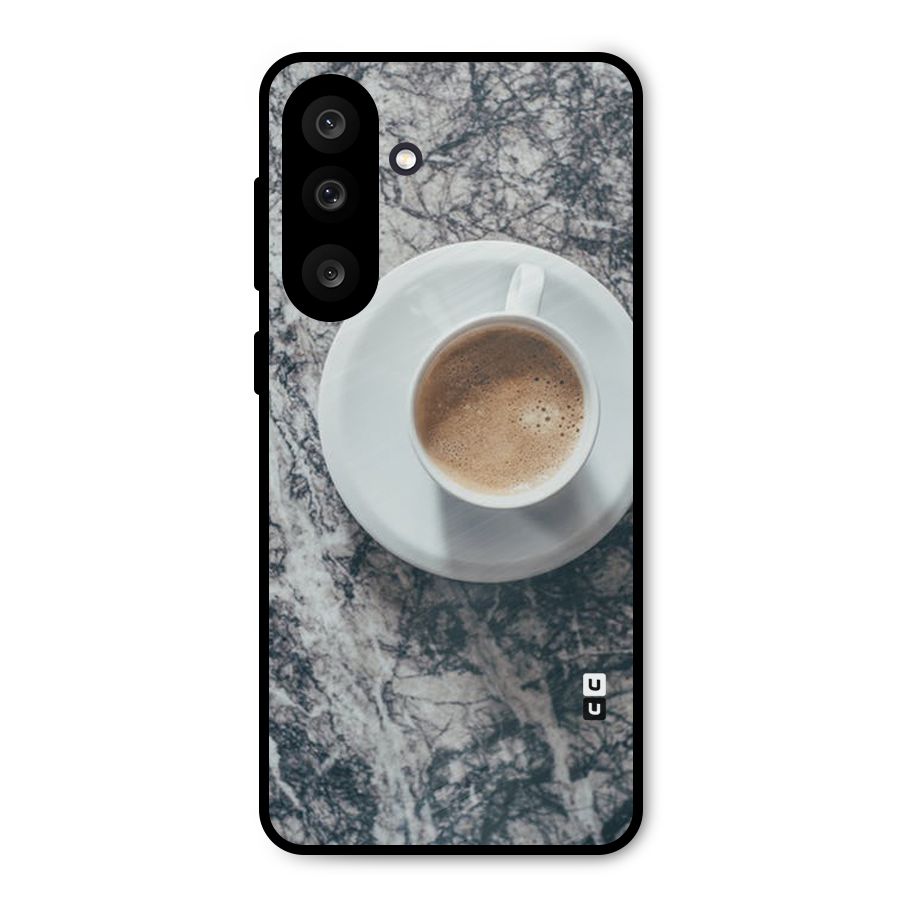 Coffee On Marble Metal Back Case for Galaxy M56