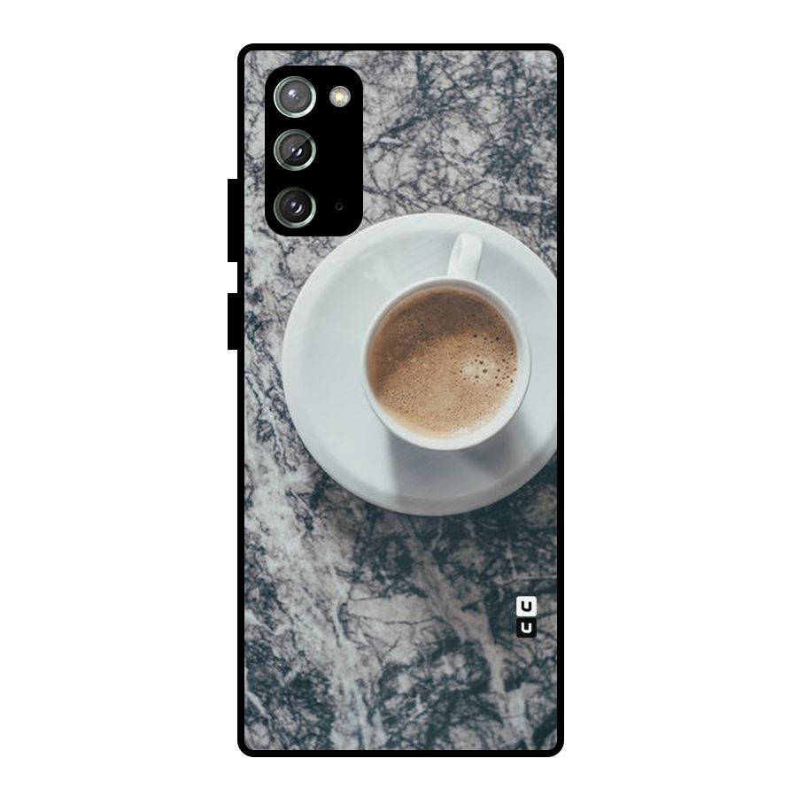 Coffee On Marble Metal Back Case for Galaxy Note 20