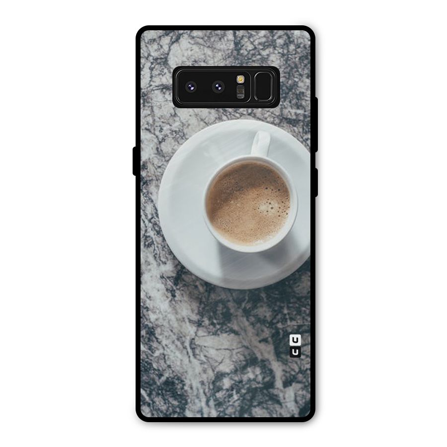 Coffee On Marble Metal Back Case for Galaxy Note 8