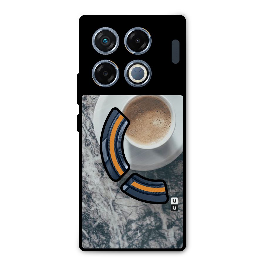 Coffee On Marble Metal Back Case for Infinix GT 20 Pro