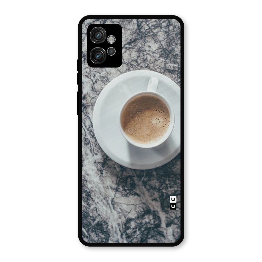 Coffee On Marble Metal Back Case for Moto G32
