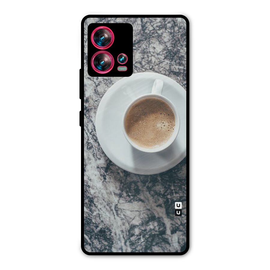 Coffee On Marble Metal Back Case for Motorola Edge 30 Fusion