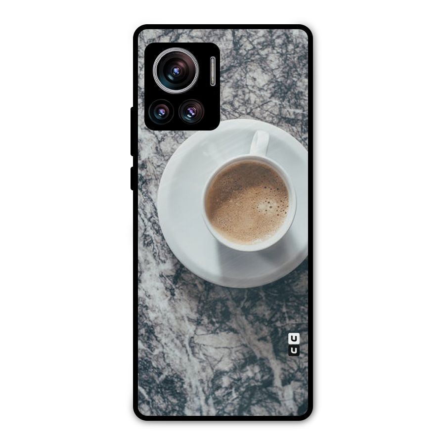 Coffee On Marble Metal Back Case for Motorola Edge 30 Ultra