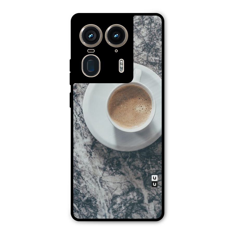 Coffee On Marble Metal Back Case for Motorola Edge 50 Ultra