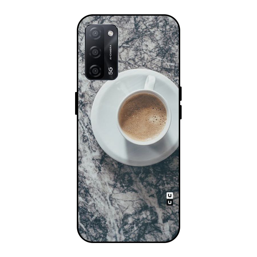 Coffee On Marble Metal Back Case for Oppo A53s 5G