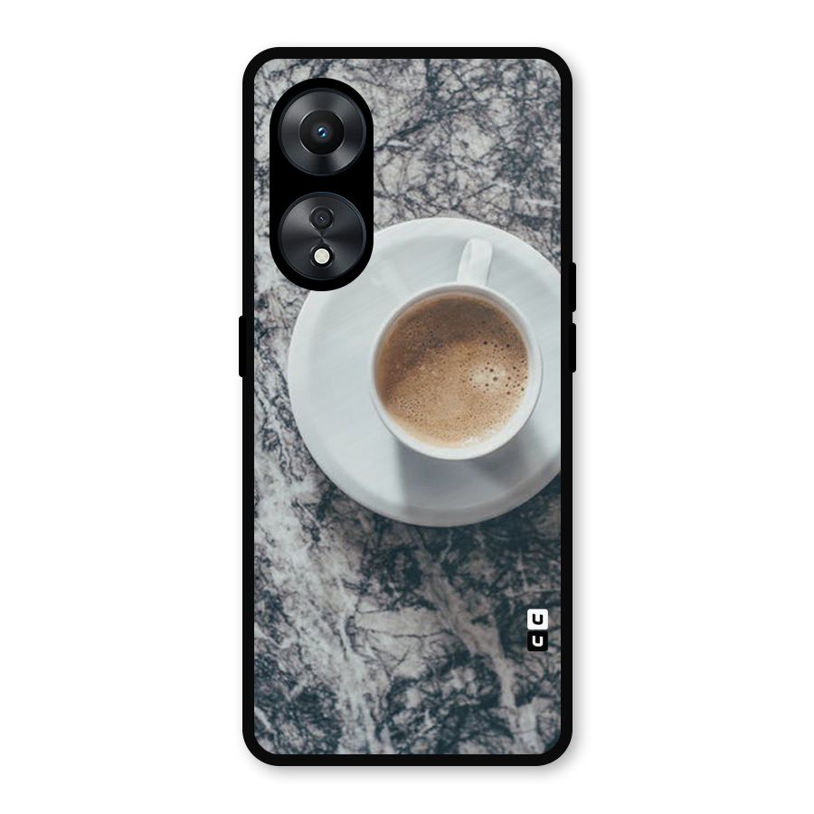 Coffee On Marble Metal Back Case for Oppo A78